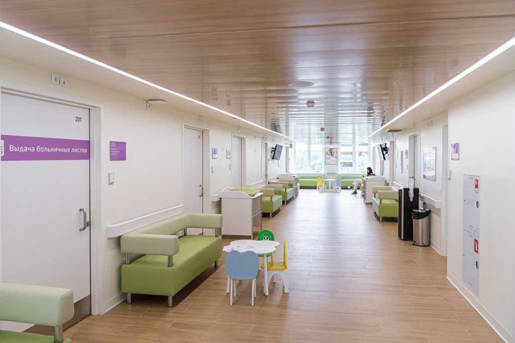 Поликлиника в районе Бабушкинский почти готова